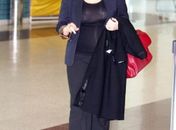 Maria Rita exibe barriguinha de grávida em aeroporto no Rio