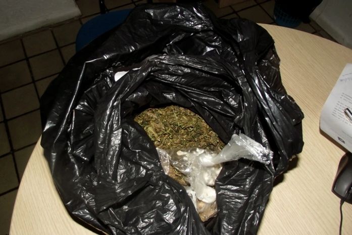 Quantidade de droga apreendida
