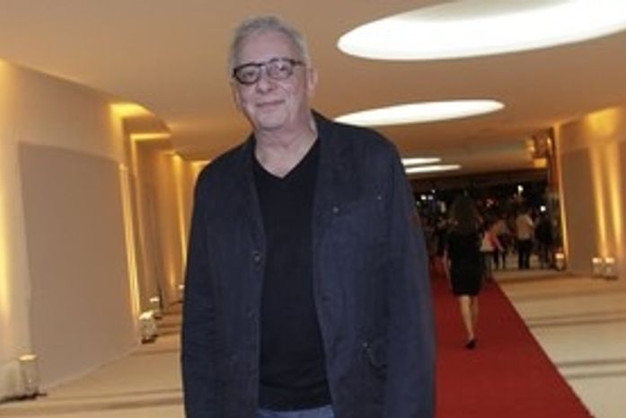 Marco Nanini na inauguração do centro cultural, no Rio