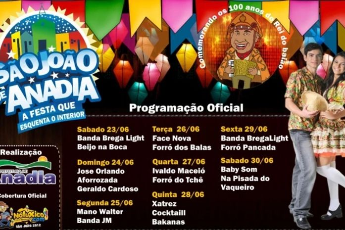 Prefeitura anuncia programação do São João em Anadia