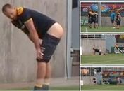 Técnico diz que caso do goleiro com calção arriado foi 'mal-entendido'