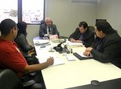 Diretora do IC e perito da Força Nacional participaram da reunião