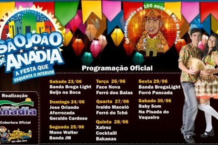 Prefeitura anuncia programação do São João em Anadia