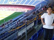 Brasileiro de 6 anos passa em testes e é convidado para jogar no Barcelona