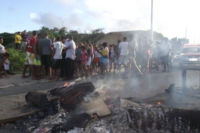 Protesto aconteceu na Ladeira do Óleo
