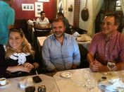 Foto mostra encontro de Galba, Jeferson e Rosinha