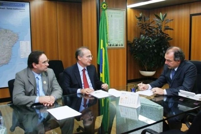 Luciano, Renan e Mercadante,