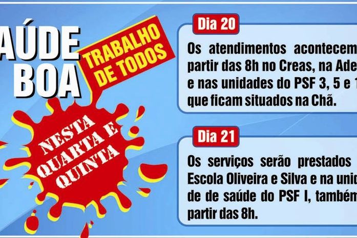 Pilar promove segunda edição do projeto Saúde Boa, Trabalho de Todos