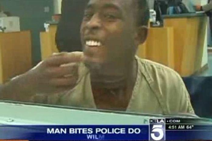 Americano é preso após morder orelha de cão policial