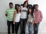 Integrantes do núcleo da JPMDB de Boca da Mata, com Emerson Rafael (c), da JPMDB Maceió