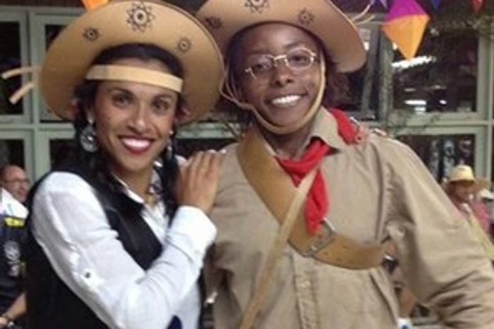 Fantasiadas, Marta e atletas da Seleção fazem Festa Junina na Granja