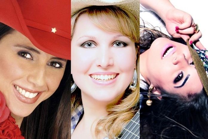 Kátia Rosa, Gizely Dell e Naiara Azevedo reciclam hits para decolar na música sertaneja