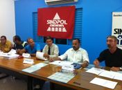 Representantes do Sindpol 