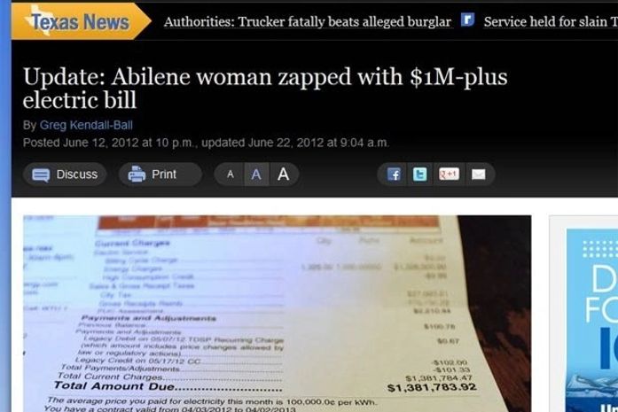 Americana recebe conta de luz de mais de R$ 2,8 milhões