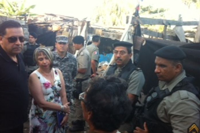 Operação no Dique Estrada