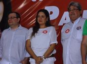 Convenção oficializa candidatura de Patrícia Sampaio para prefeitura