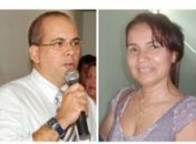 Médico Wellington Bento e a professora Alcineide