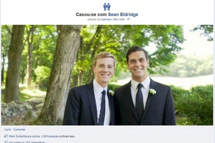 Facebook lança ícone para indicar casamento gay na Linha do Tempo