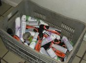 Produtos apreendidos 