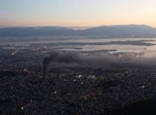 Fumaça do incêndio no Hospital Universitário Pedro Ernesto pode ser visto de outros pontos do Rio 