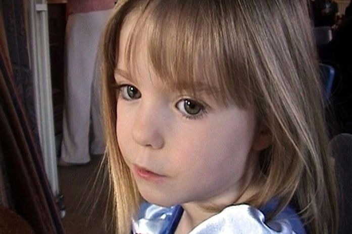 A menina Madeleine McCann, desaparecida em 2007 durante as férias em Portugal