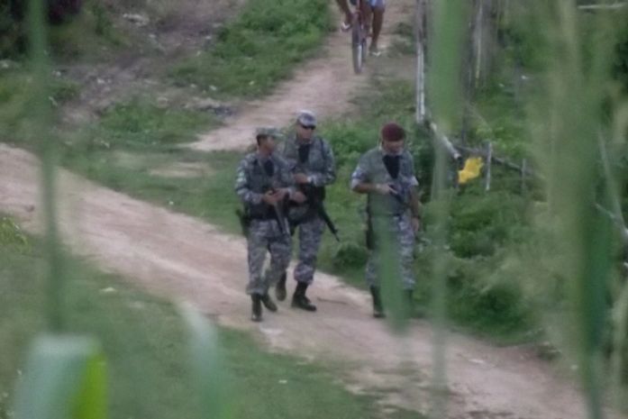 Polícia fez incursão na Grota do Estrondo