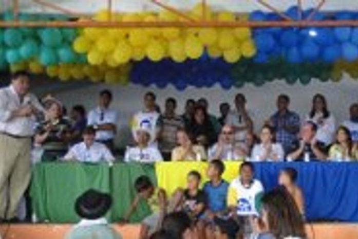 Convenção do Rogério, advogado Moarcydes Caparica(PV) dando o seu apoio