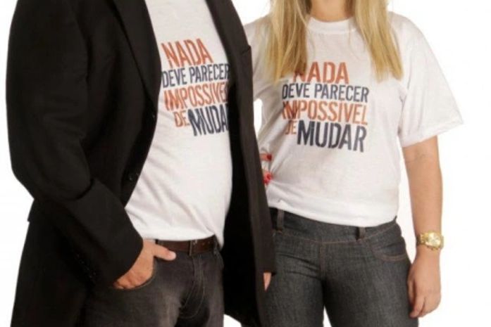 Alexandre e a sua vice Sandra Dias