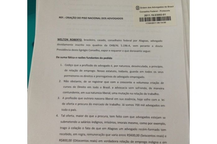 Não existe oposição na OAB/AL