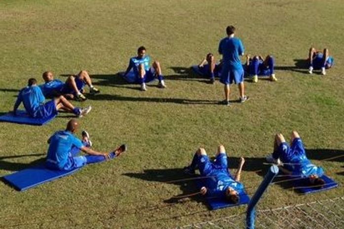 Avaí faz treino físico na Ressacada