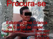 Estupro de menina de cinco anos causa revolta nas Redes Sociais