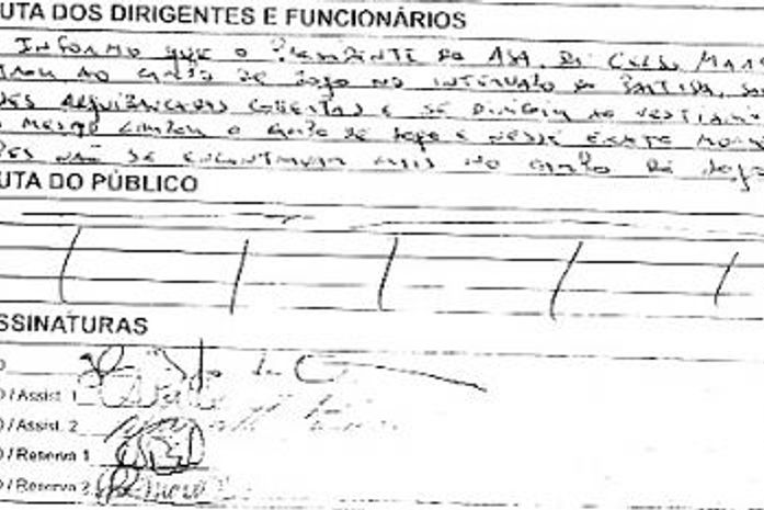 Súmula confirma entrada em campo de dirigente do ASA