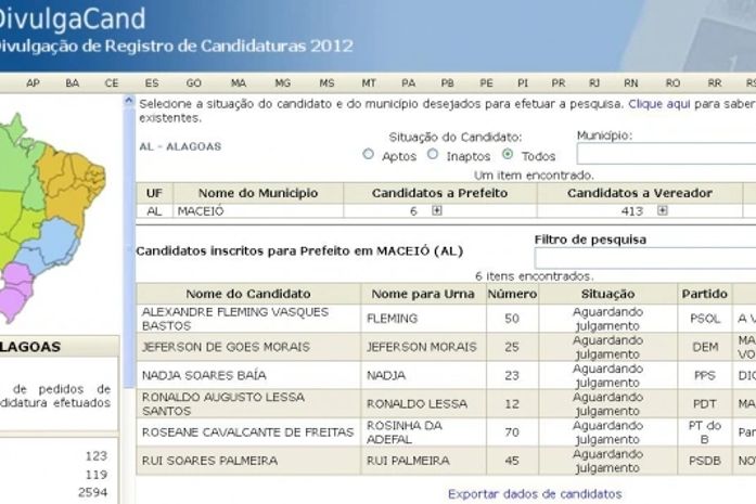 Site do TSE