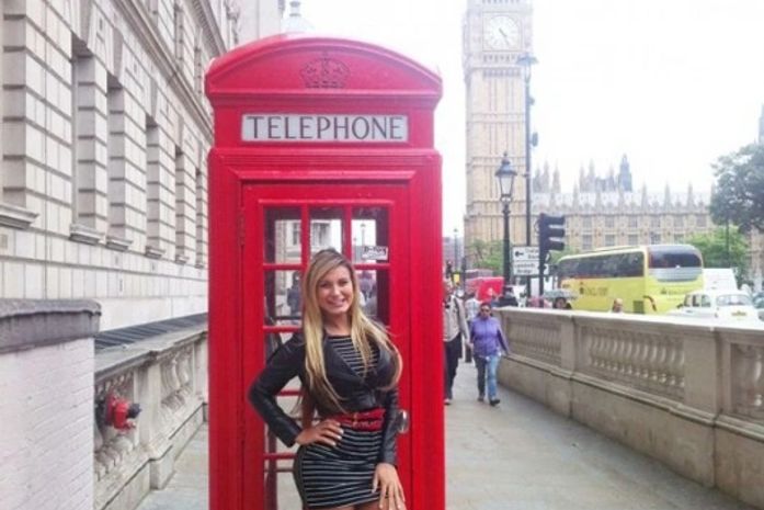 Ex-latinete visita Londres: 'Quero ser a musa das Olimpíadas'