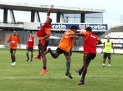 Treinamento do CRB no Rei Pelé.