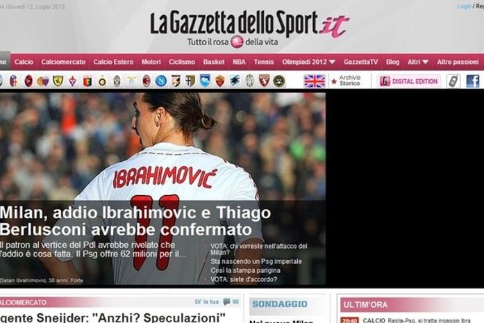 'Sim, vendi Ibrahimovic e Thiago Silva ao PSG', teria dito Silvio Berlusconi