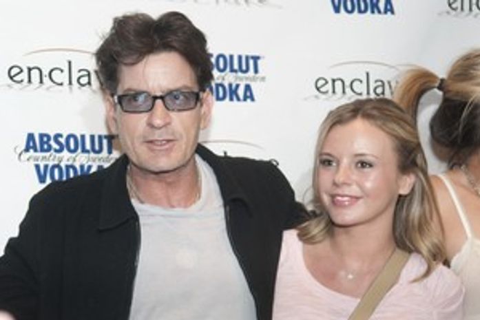 Charlie Sheen e Bree Olson 