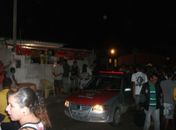 Movimentação foi intensa no local do crime 