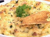 Receita para o almoço: Mac e Cheese (macarrão Com Queijo)