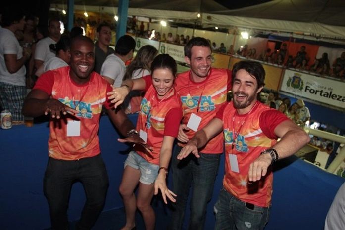 Rafael Zulu, Amanda Ritcher, Max Fercondini e Erom Cordeiro no Fortal