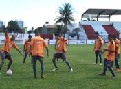 Treinamento do CRB na Pajuçara.