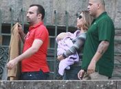 Grazi Massafera leva Sofia para sessão de fotos no Parque Lage