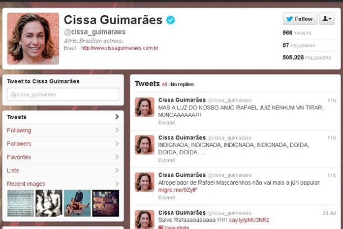 Cissa reage com revolta à decisão sobre atropelador de seu filho