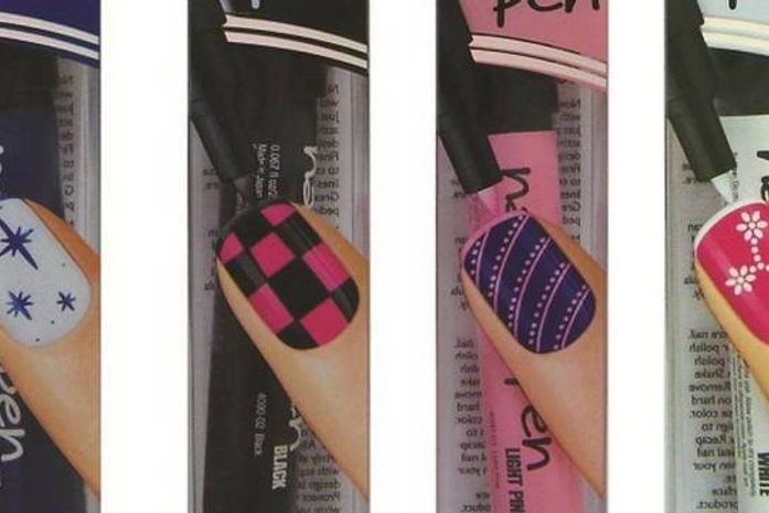 Grife de esmaltes lança caneta para decorar unhas