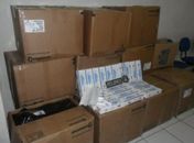 PM "estoura" contrabando de cigarros em transportadora arapiraquense
