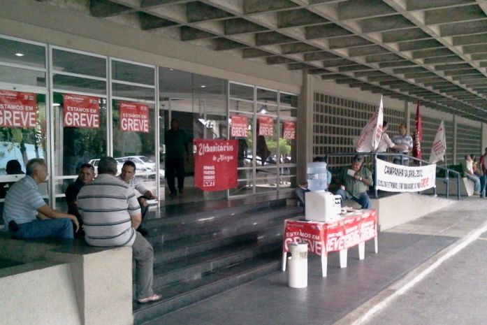 Paralisação na Eletrobrás.