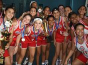 Anchieta é a campeã do basquete feminino infantil e juvenil