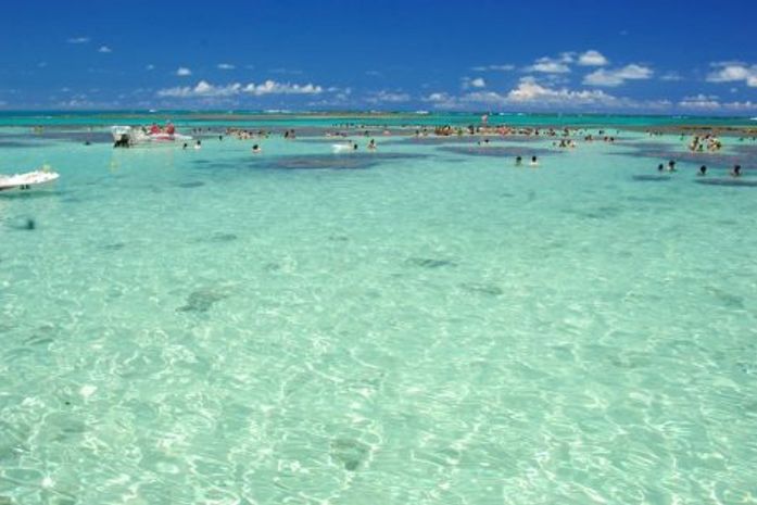 A cor verde do mar de Maragogi