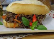 "Carne Louca" - sanduiche saboroso e fácil de fazer