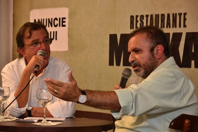 Jeferson Morais durante entrevista no conversa de Botequim